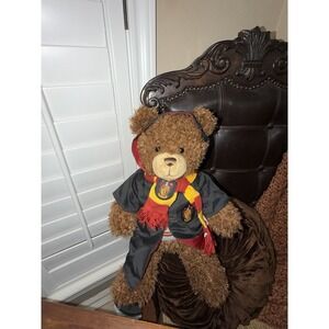 Build-A-Bear Harry Potter Gryffindor Brown Bear Plush STUFFED ANIMAL